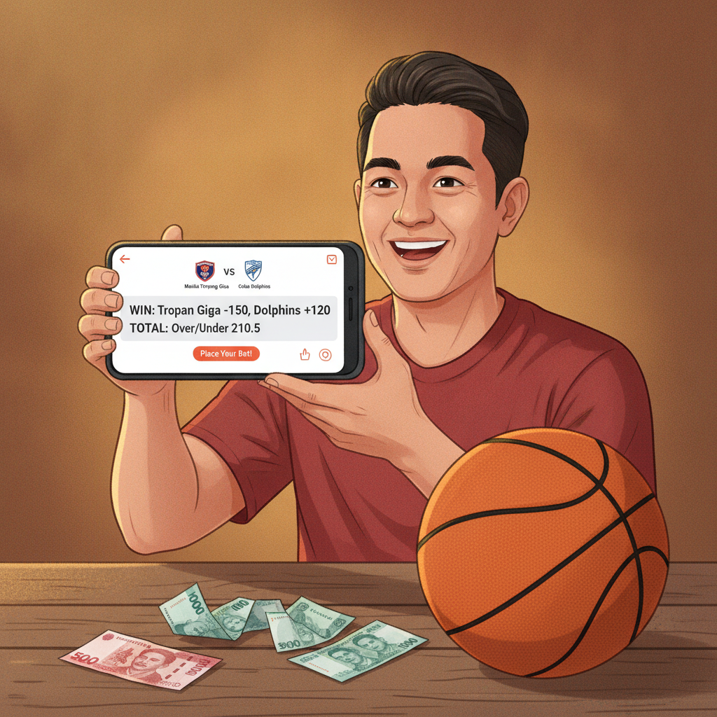 Illustration: How to Bet on PBA and NBA Games on JD Unlimited Sportsbook